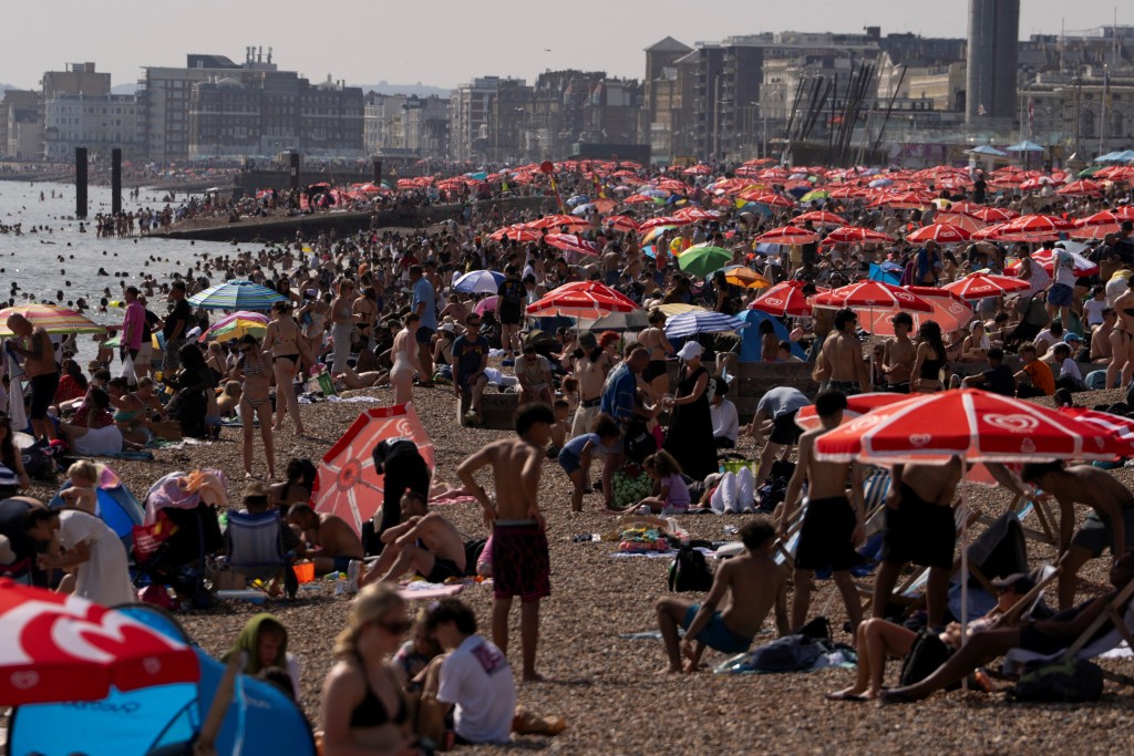 高溫熱浪持續籠罩歐洲大片地區。路透社