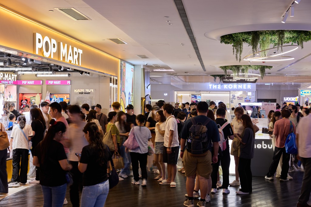 K11 Art Mall動漫潮玩類商戶銷售額大增逾65%。