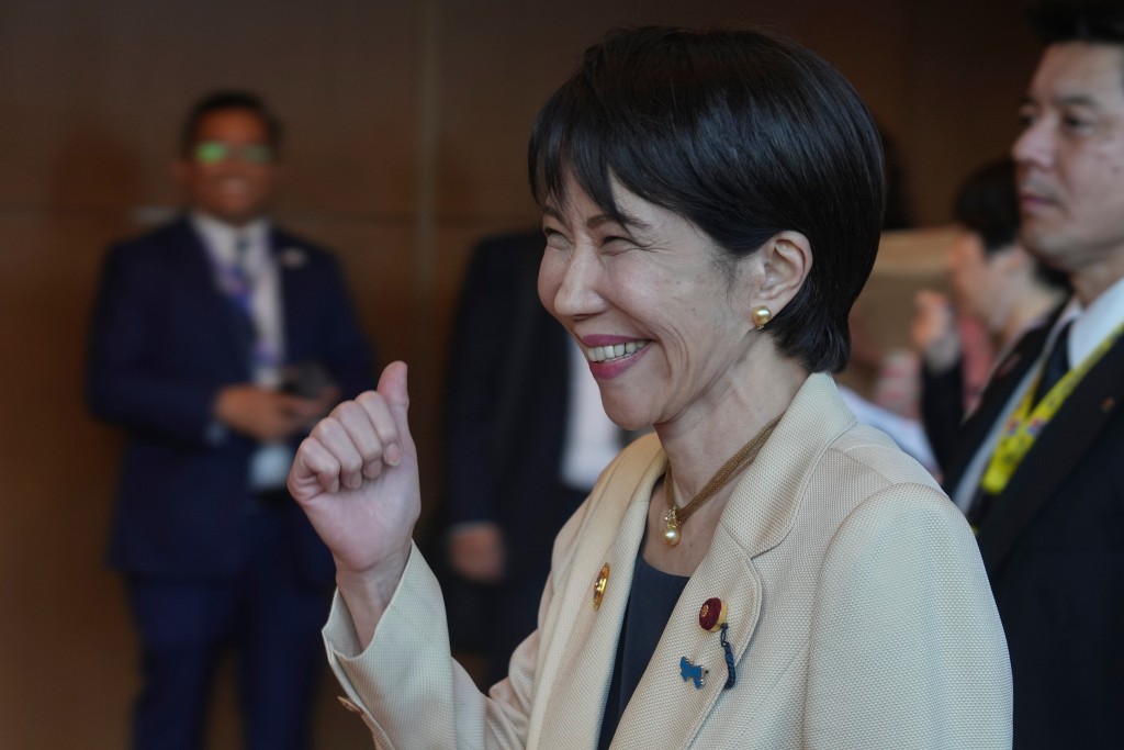 日本首相高市早苗。美聯社