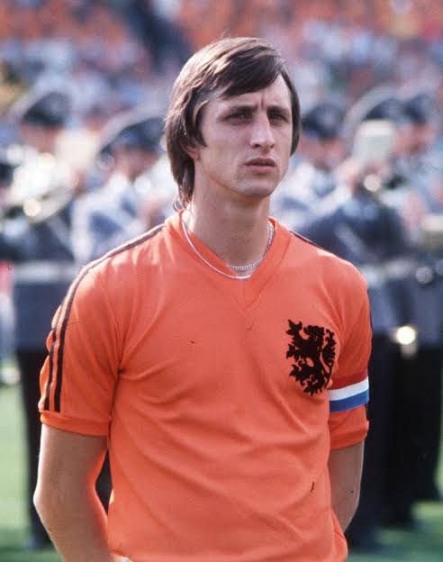 阿积士 1971-72  著名荷兰球王告鲁夫在决赛中梅开二度，以 2-0 气走国际米兰。网上图片
