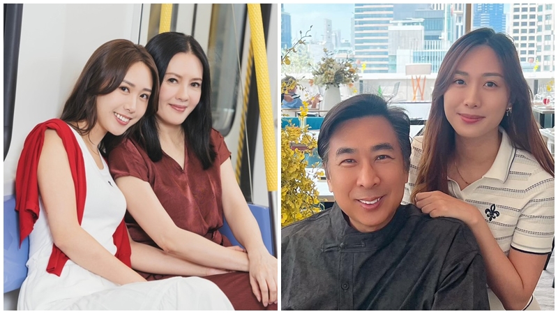 許愿與李麗珍離婚後激罕父女同框傾婚事  曾遺憾未能給女兒完整家庭  被前妻批評有計算