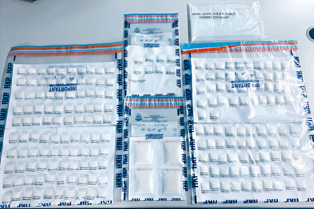 警方前年的「雷霆21」行動，檢獲巿值171萬元的K仔。