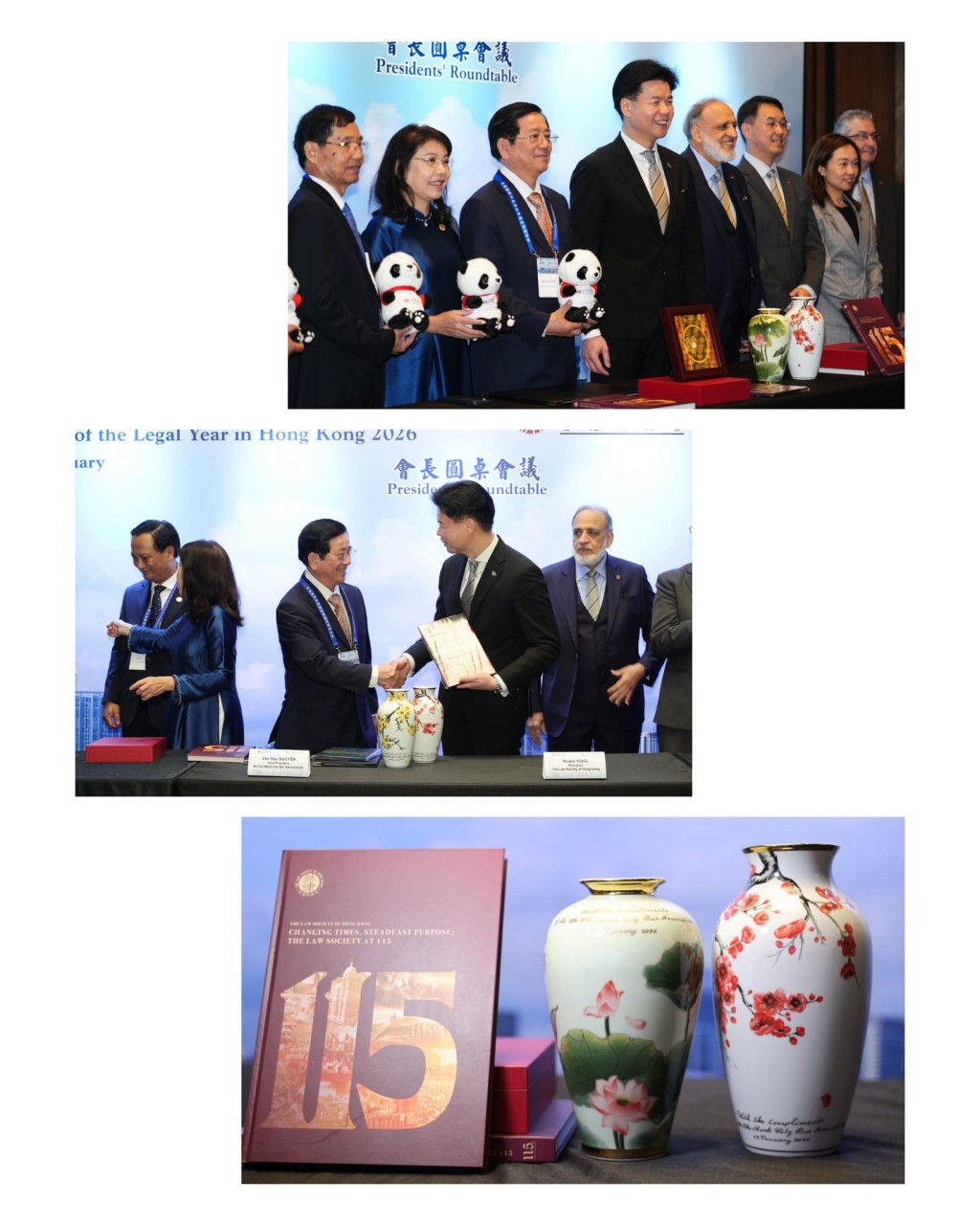 湯文龍代表律師會與胡志明市律師協會簽訂諒解備忘錄。香港律師會fb圖片