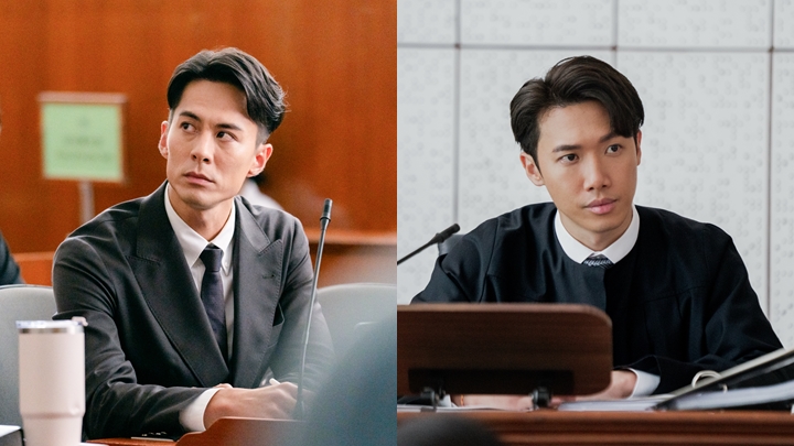 COURT!丨邱士縉為角色狂練咬字 自爆爭取補眠時間 朱鑑然挑戰台詞功力對劇本「嚴陣以待」。