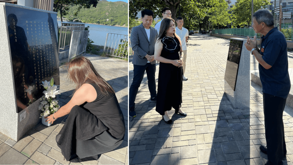抗戰勝利80周年|羅淑佩訪梅窩銀鑛灣抗戰遺址 康文署將為村民錄影口述歷史訪談