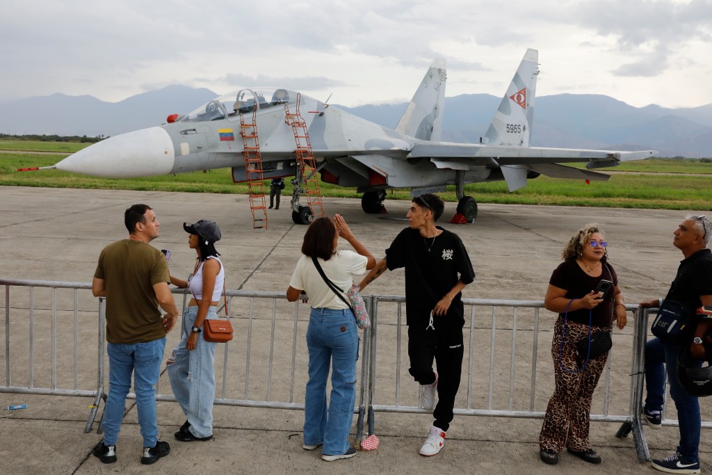 委內瑞拉舉行航空博覽會。美聯社