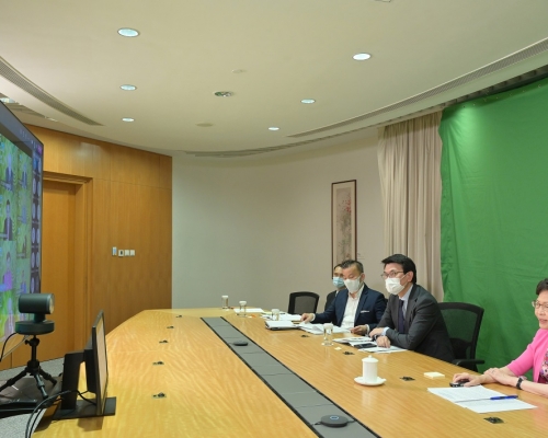 林鄭月娥出席亞太經合組織領導人非正式會議。新聞處圖片