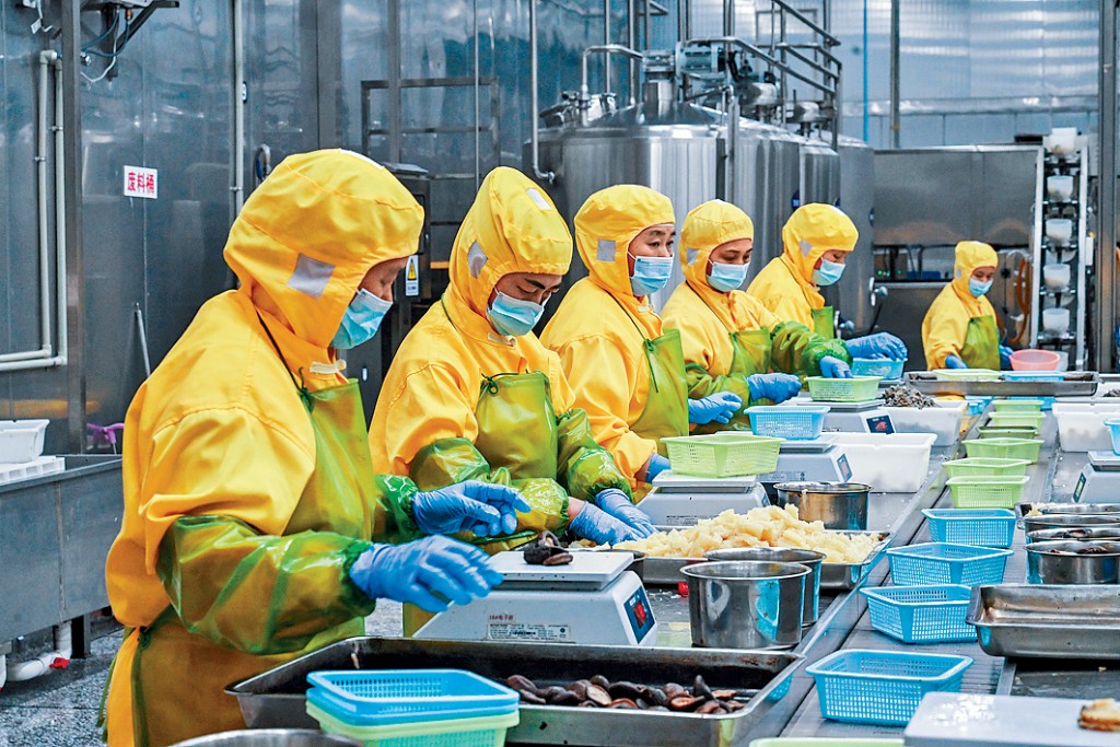 福州一間預製菜加工企業。