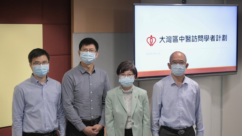 醫管局指大灣區中醫訪問學者計畫落實大灣區中醫藥高地人才培訓、成功探索新病種。陳告元攝