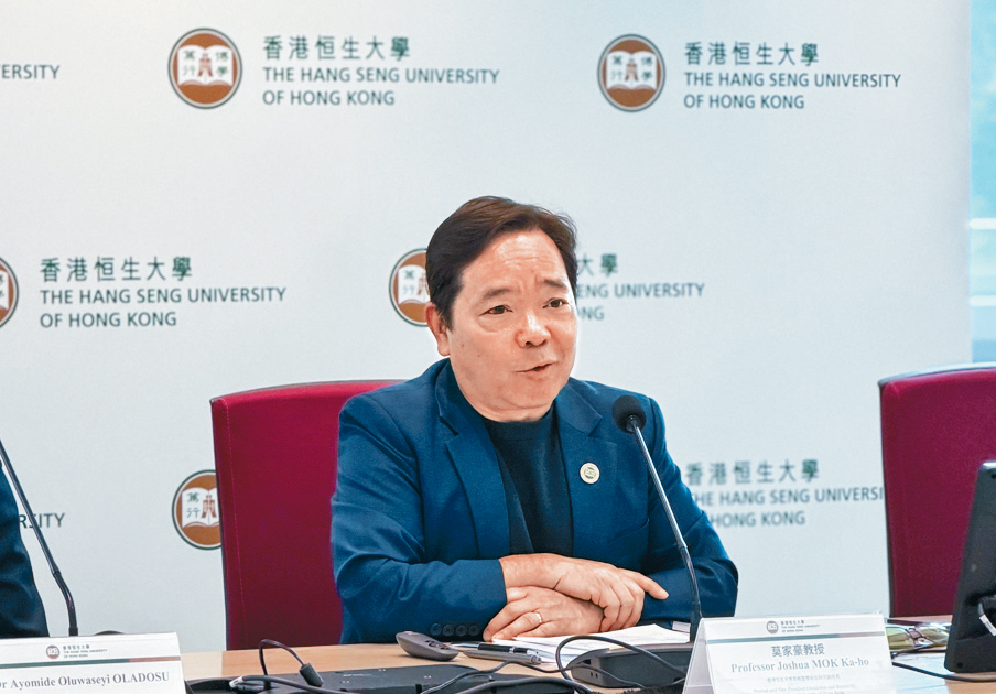 莫家豪獲委任為恒生大學新任校長，接替8月退休的何順文。