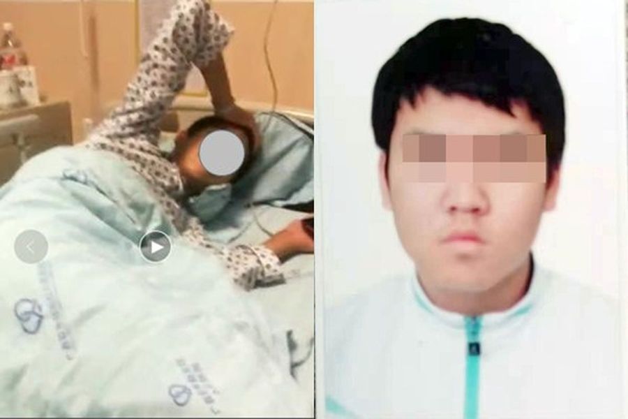 受伤男子。 网图