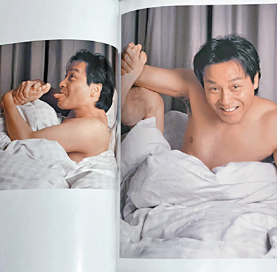 家居牀照■哥哥於1999年推出《ALL ABOUT LESLIE》寫真集,由日本攝影大師清水安雄拍攝,部份靚相在哥哥的寓所取景。 家居牀照■哥哥於1999年推出《ALL ABOUT LESLIE》寫真集,由日本攝影大師清水安雄拍攝,部份靚相在哥哥的寓所取景。