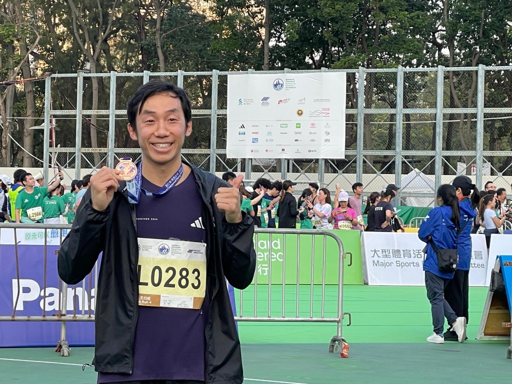 曹星如借跑步備戰復出第3場拳賽。徐嘉華攝