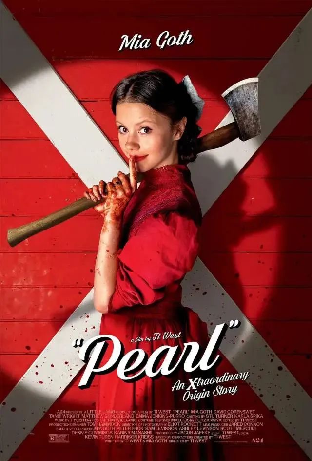 正牌《蓓露（Pearl）》女主角Mia Goth。  ​