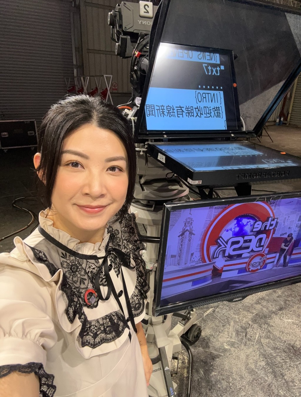 張文采邀請到一班前新聞主播上節目。 張文采邀請到一班前新聞主播上節目。