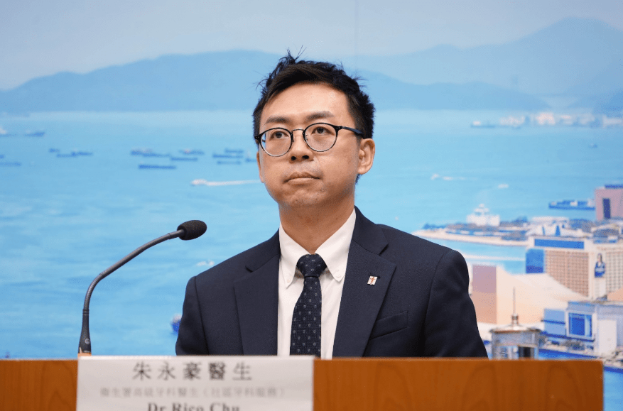衞生署高級牙科醫生(社區牙科服務)朱永豪。 衞生署高級牙科醫生(社區牙科服務)朱永豪。