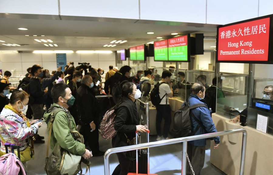 入境高峰預計集中在6日及7日。資料圖片