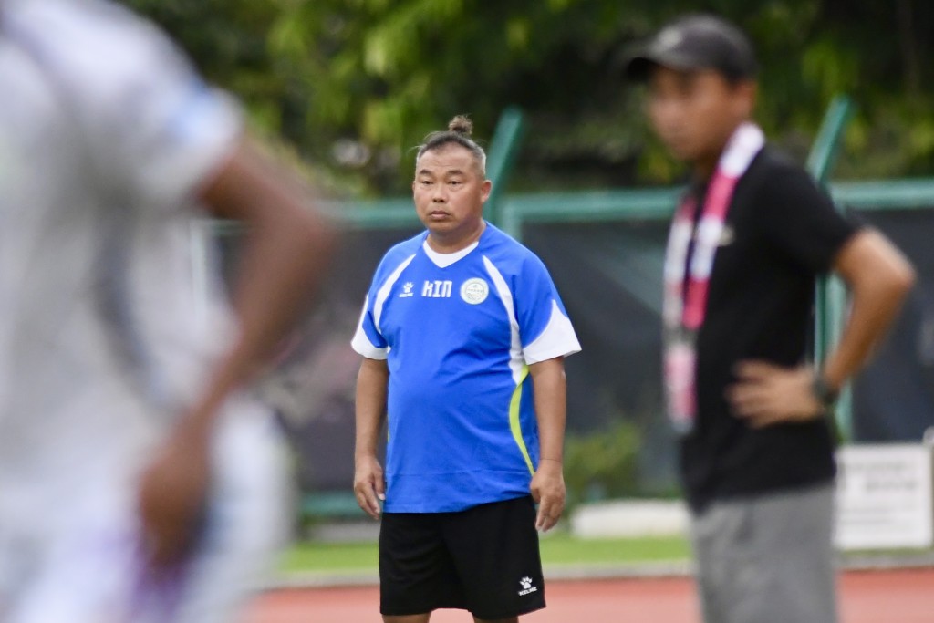 大埔主教練李志堅。楊駿堯攝 大埔主教練李志堅。楊駿堯攝
