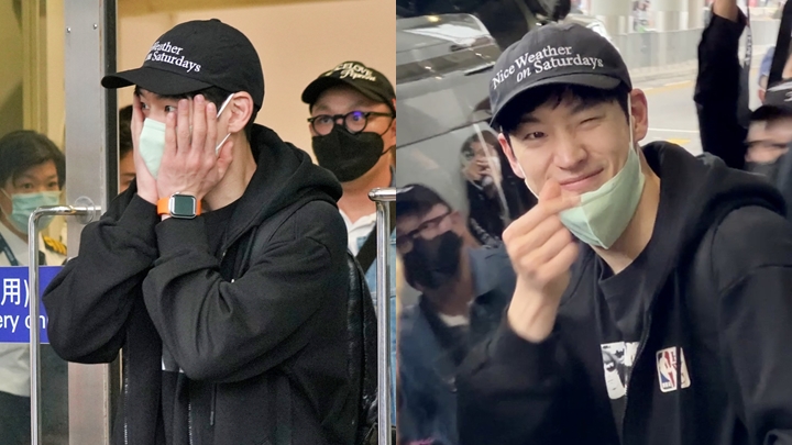 模範的士 2丨李帝勳抵港見Fans接機好驚訝 興奮除口罩單眼派心