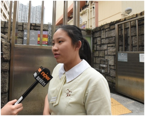 陳同學指死者跟她同是學校管樂團成員。