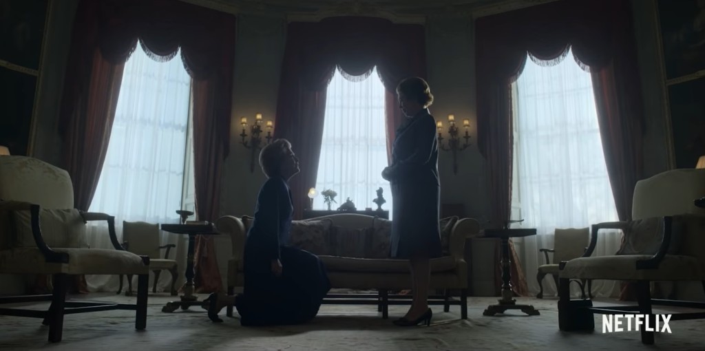 Gillian Anderson and Olivia Colman