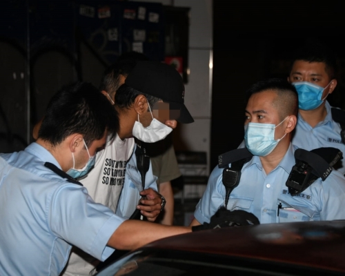 涉事巴漢被捕。