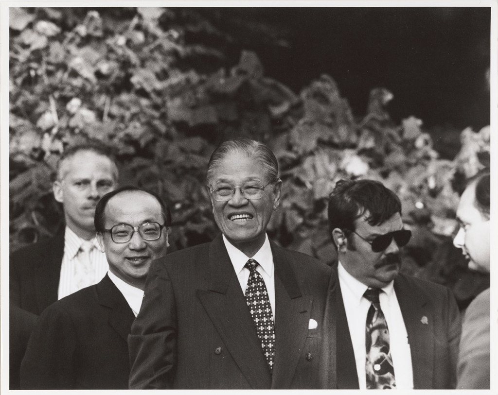 李登辉1995年访美引爆台海危机。 资料图片