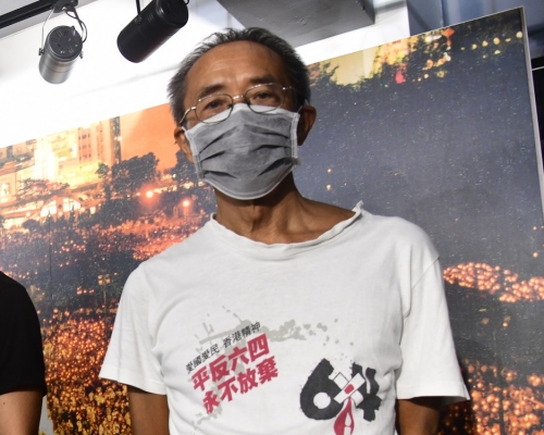 徐漢光表示自己已就警方索取支聯會資料一事,入稟司法覆核。資料圖片