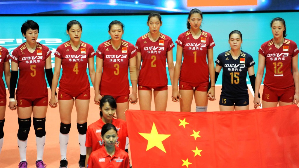 中国女排事隔4年再现红馆，参加世界女排联赛。 资料图片