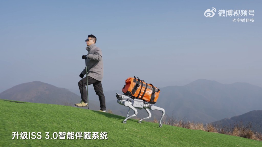 宇樹科技「Unitree As2」四足機械人規格強勁。微博@宇樹科技