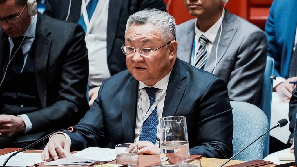 中國常駐聯合國代表傅聰。 路透社