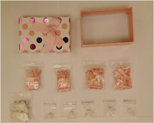 警方檢獲的毒品。