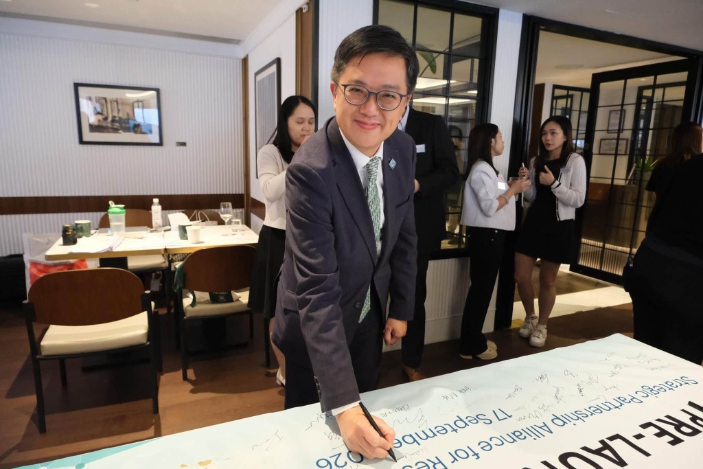 創新科技及工業局常任秘書長蔡傑銘。創新科技及工業局FB圖片