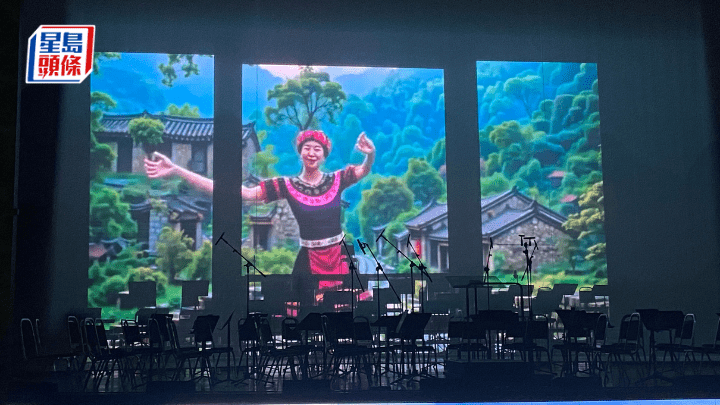 浸大交響樂團周年音樂會首度結合MotionGPT，製作出來的虛擬瑤族舞者將與真人樂團同台演出。 陳在心攝