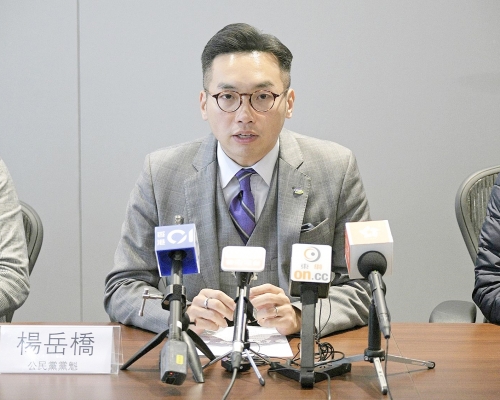 楊岳橋指，上京述職要反映真相、將香港最真實的一面呈現。資料圖片