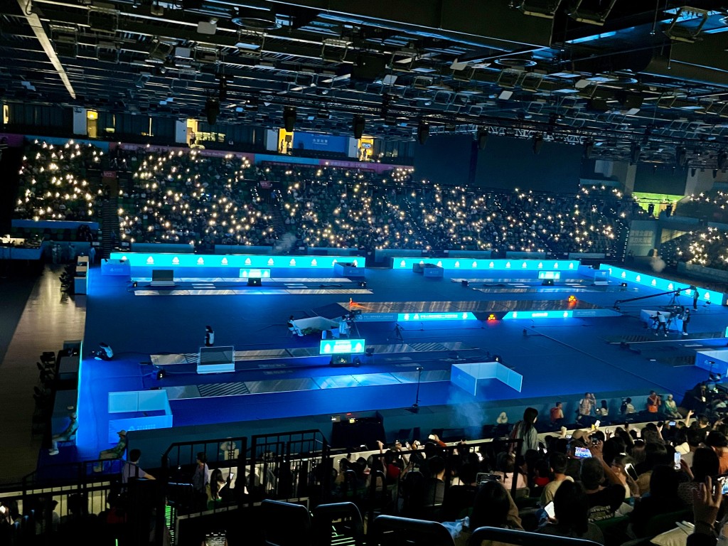 全運會劍擊項目在啟德主場舉行。 全運會劍擊項目在啟德主場舉行。