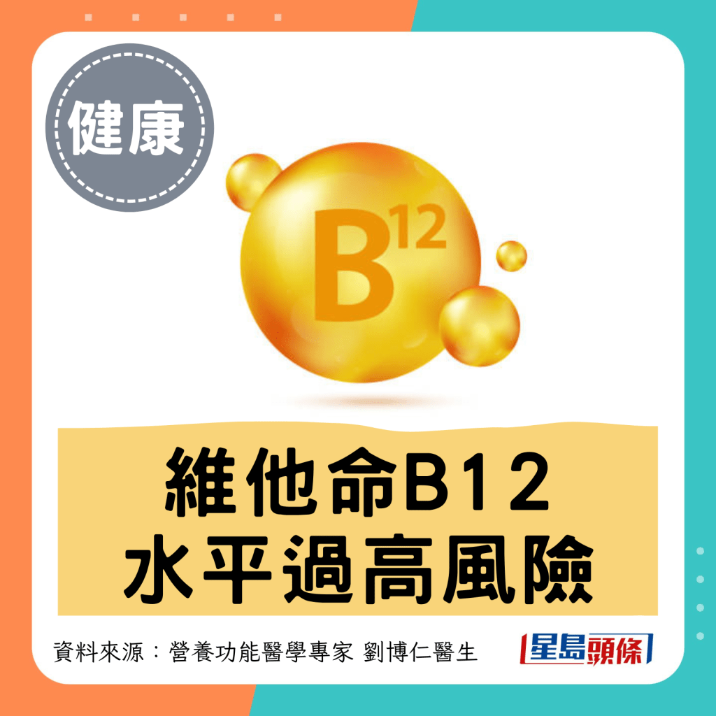 维他命B12水平过高风险