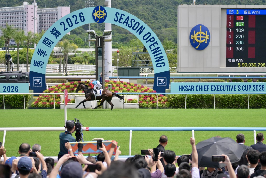 2026/27年度馬季今天（6日）在沙田馬場開鑼。蘇正謙攝