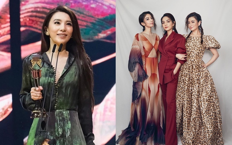 Hebe首奪最佳華語女歌手獎,兩位好姊妹比她更激動。