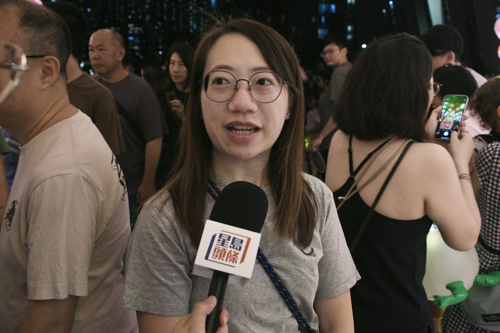 黃小姐表示自己特意避開中秋人潮，今日才到來打卡。