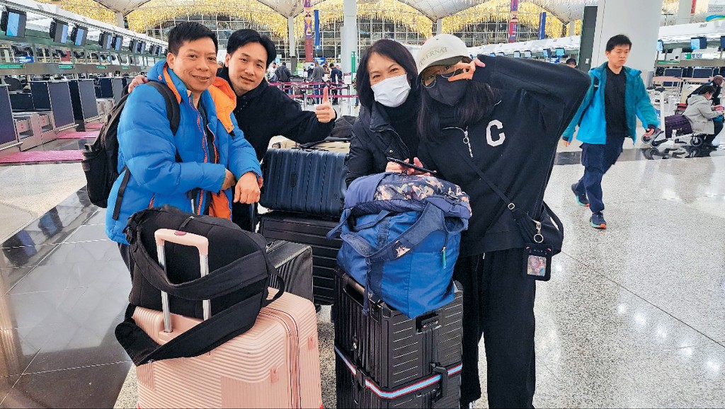 張小姐一家人與親友共十人到韓國過聖誕，預計平均每人花費約1萬港元。