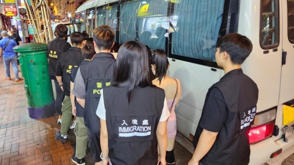 行動中共25人被捕。警方提供圖片