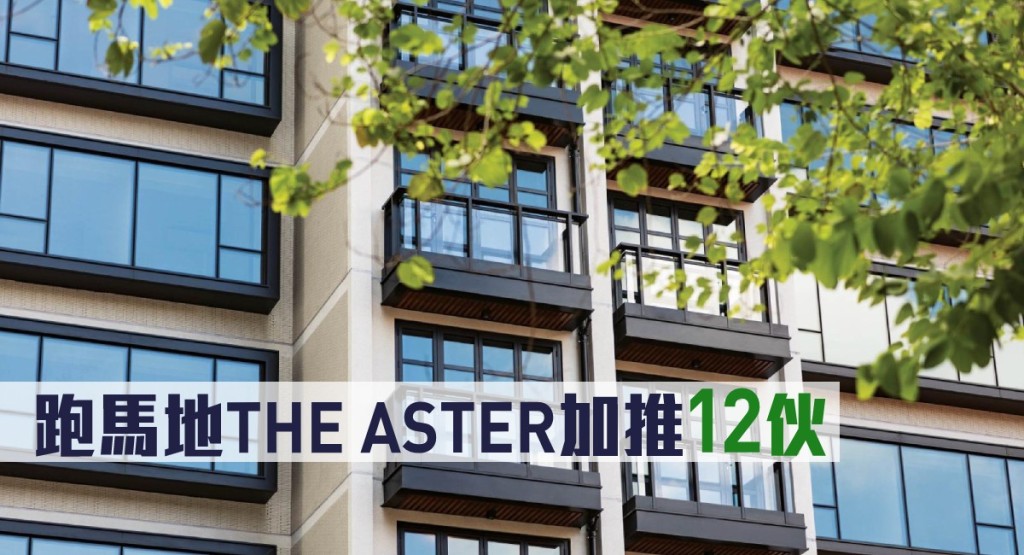 跑馬地THE ASTER加推12伙。