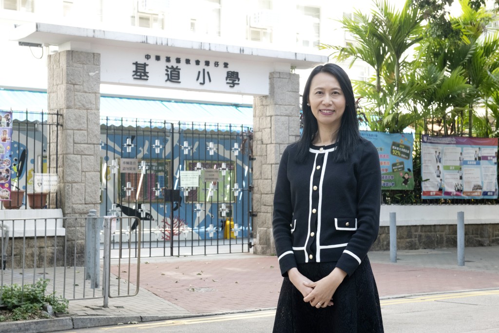 中華基督教會灣仔堂基道小學林美霞校長(圖片來源:受訪者提供) 中華基督教會灣仔堂基道小學林美霞校長(圖片來源:受訪者提供)