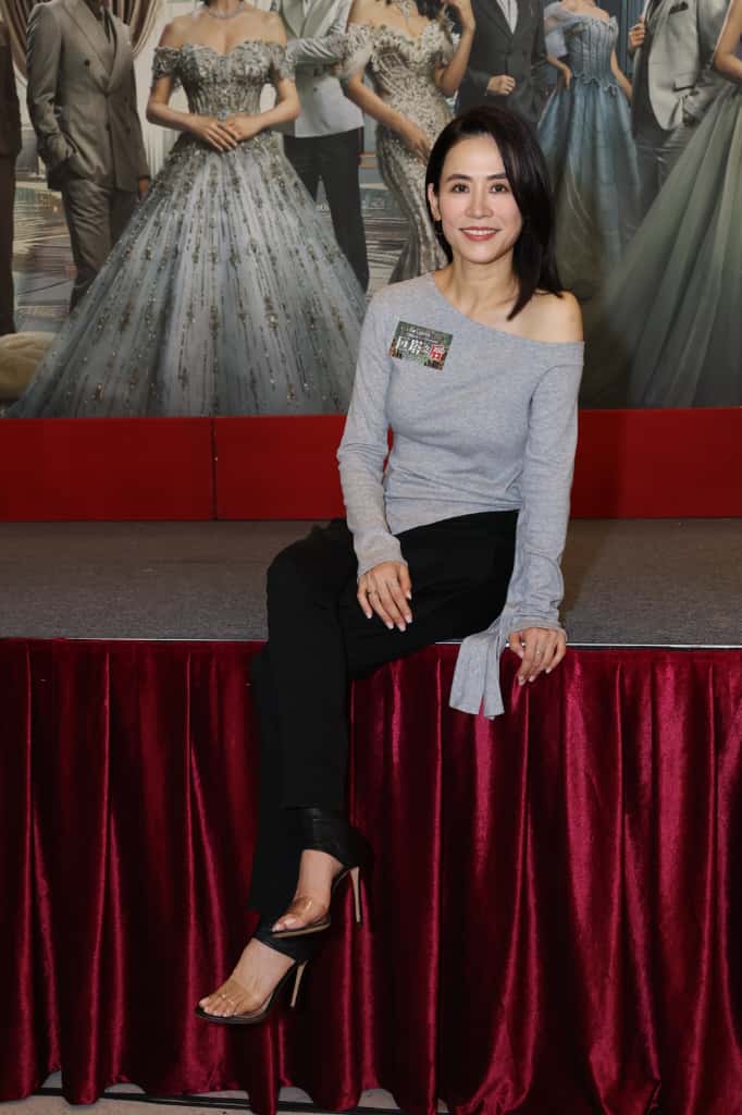 宣萱自認記對白不及當年。 宣萱自認記對白不及當年。