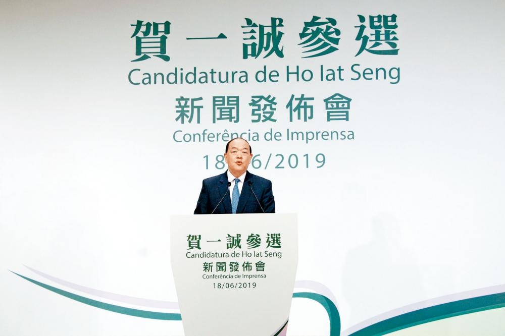 賀一誠是選舉唯一候選人。資料圖片