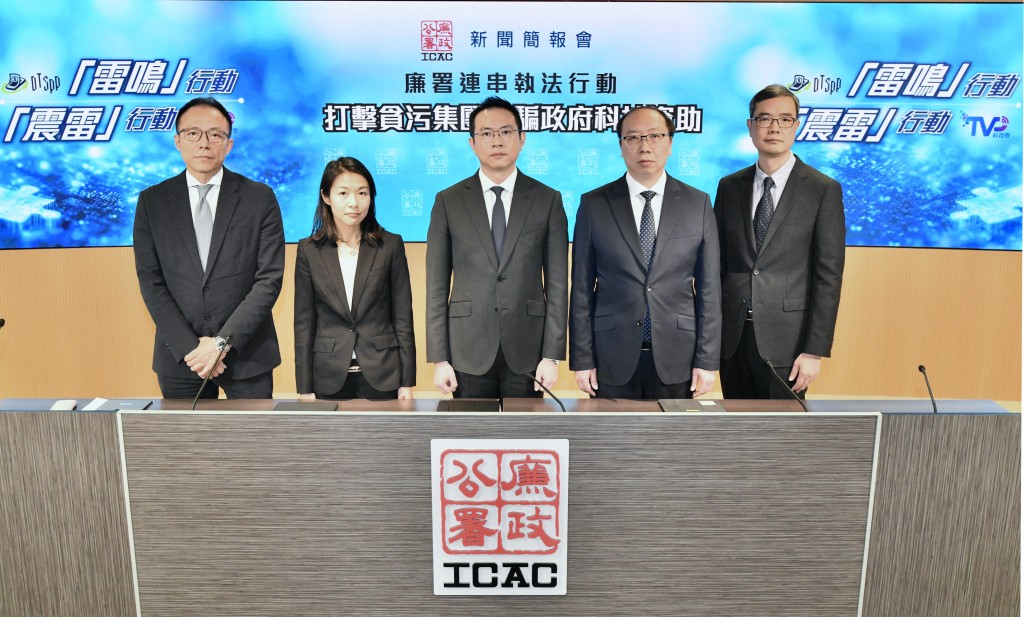 廉署拘捕33人。
