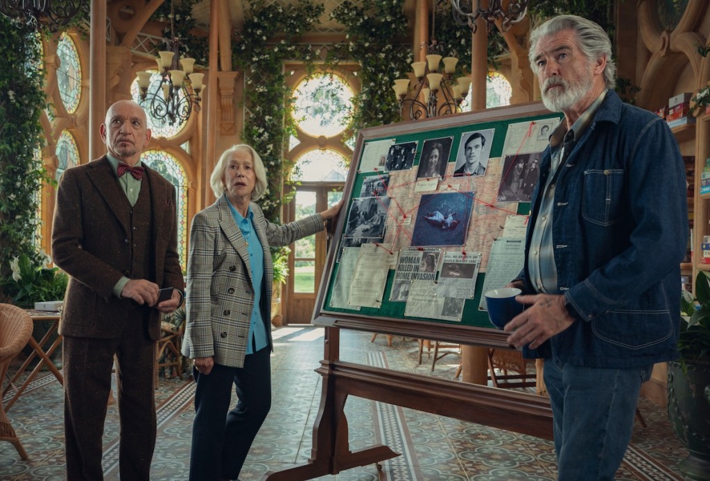 星光熠熠的演員陣容,包括 Helen Mirren、Pierce Brosnan (資料來源:Netflix官網) 星光熠熠的演員陣容,包括 Helen Mirren、Pierce Brosnan (資料來源:Netflix官網)