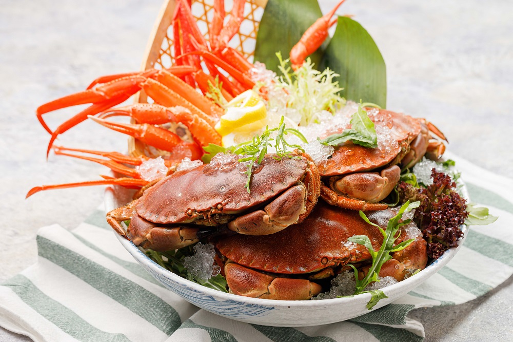法國膏蟹及加拿大鱈場蟹腳冷盤   City Café