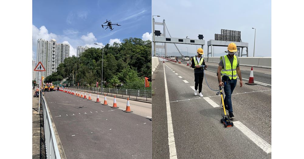 該系統採用無人機、探地雷達及紅外線熱成像的組合，取代常用的傳統目視檢查。理大提供